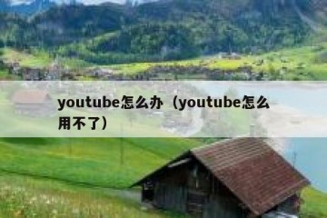 youtube怎么办（youtube怎么用不了）