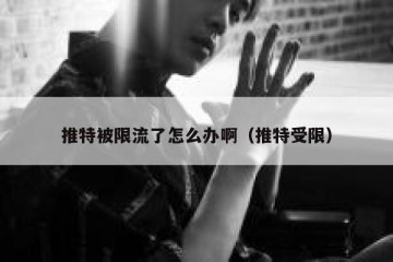 推特被限流了怎么办啊（推特受限）