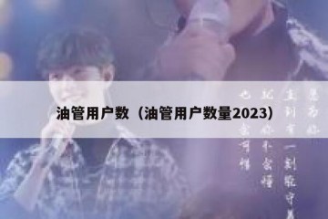 油管用户数（油管用户数量2023）