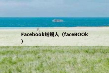 Facebook蜥蜴人（faceBOOk）