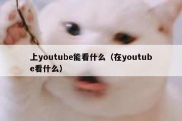 上youtube能看什么（在youtube看什么）