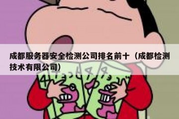 成都服务器安全检测公司排名前十（成都检测技术有限公司）