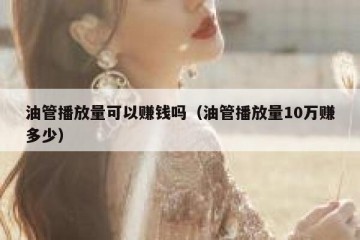 油管播放量可以赚钱吗（油管播放量10万赚多少）