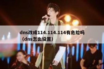 dns改成114.114.114有危险吗（dns怎么设置）