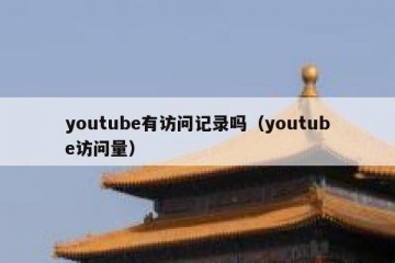 youtube有访问记录吗（youtube访问量）