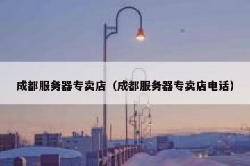 成都服务器专卖店（成都服务器专卖店电话）