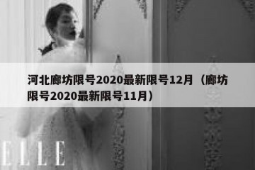 河北廊坊限号2020最新限号12月（廊坊限号2020最新限号11月）