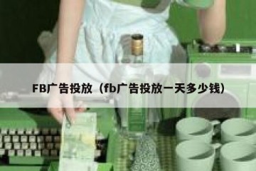 FB广告投放（fb广告投放一天多少钱）