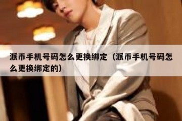 派币手机号码怎么更换绑定（派币手机号码怎么更换绑定的）