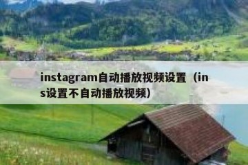 instagram自动播放视频设置（ins设置不自动播放视频）