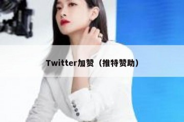 Twitter加赞（推特赞助）