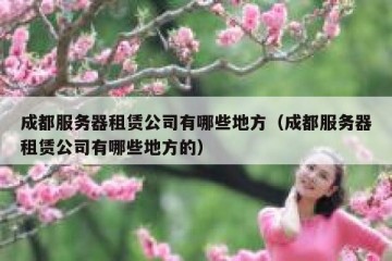 成都服务器租赁公司有哪些地方（成都服务器租赁公司有哪些地方的）