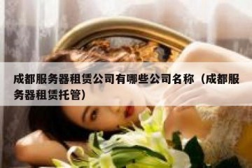 成都服务器租赁公司有哪些公司名称（成都服务器租赁托管）
