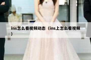 ins怎么看视频动态（ins上怎么看视频）
