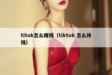 titok怎么赚钱（tiktok 怎么挣钱）