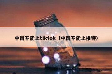 中国不能上tiktok（中国不能上推特）
