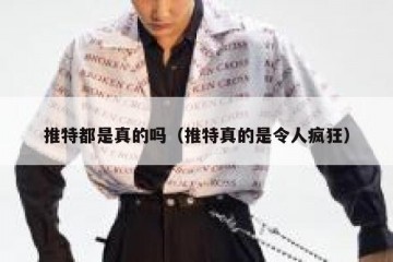 推特都是真的吗（推特真的是令人疯狂）