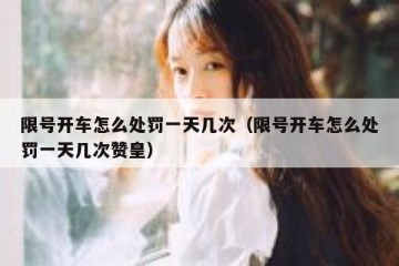 限号开车怎么处罚一天几次（限号开车怎么处罚一天几次赞皇）