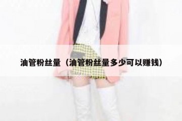 油管粉丝量（油管粉丝量多少可以赚钱）