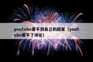 youtube看不到自己的回复（youtube看不了评论）