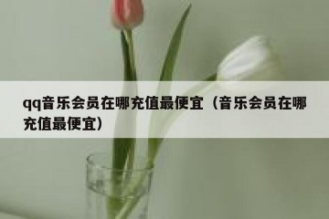 qq音乐会员在哪充值最便宜（音乐会员在哪充值最便宜）