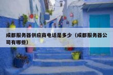 成都服务器供应商电话是多少（成都服务器公司有哪些）
