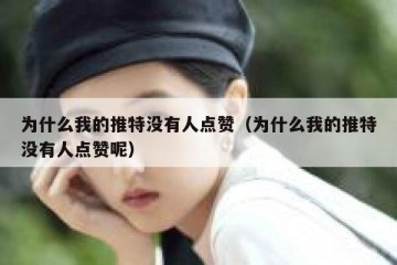 为什么我的推特没有人点赞（为什么我的推特没有人点赞呢）