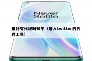 推特有代理吗知乎（进入twitter的代理工具）