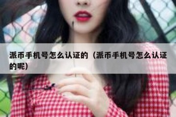 派币手机号怎么认证的（派币手机号怎么认证的呢）