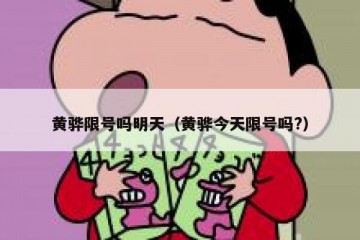黄骅限号吗明天（黄骅今天限号吗?）