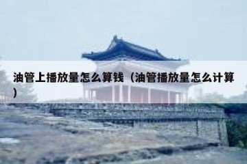 油管上播放量怎么算钱（油管播放量怎么计算）