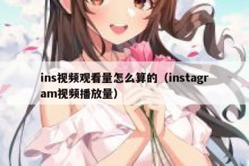 ins视频观看量怎么算的（instagram视频播放量）