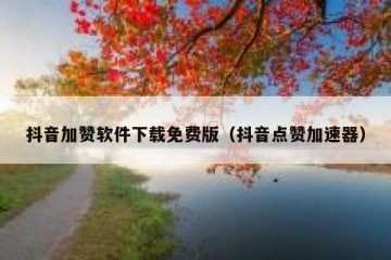 抖音加赞软件下载免费版（抖音点赞加速器）