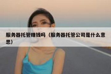 服务器托管赚钱吗（服务器托管公司是什么意思）