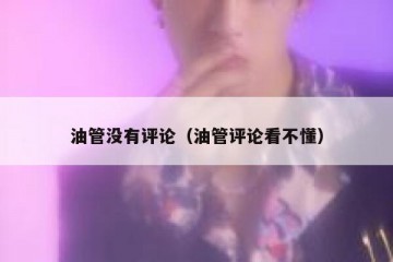 油管没有评论（油管评论看不懂）