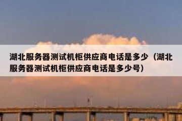 湖北服务器测试机柜供应商电话是多少（湖北服务器测试机柜供应商电话是多少号）