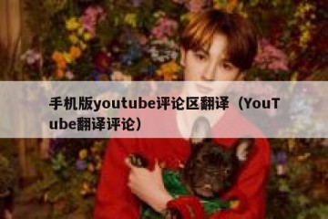 手机版youtube评论区翻译（YouTube翻译评论）