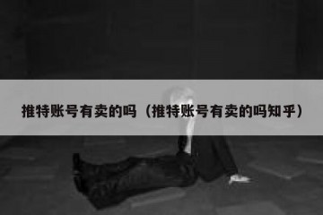 推特账号有卖的吗（推特账号有卖的吗知乎）