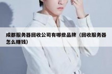 成都服务器回收公司有哪些品牌（回收服务器怎么赚钱）