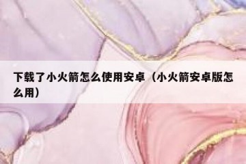 下载了小火箭怎么使用安卓（小火箭安卓版怎么用）