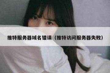 推特服务器域名错误（推特访问服务器失败）