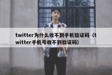 twitter为什么收不到手机验证码（twitter手机号收不到验证码）