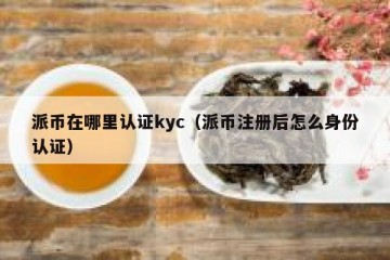 派币在哪里认证kyc（派币注册后怎么身份认证）