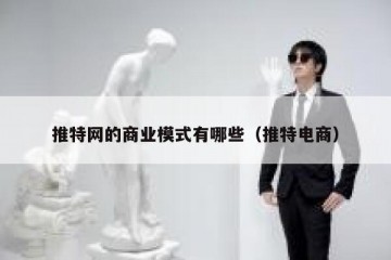 推特网的商业模式有哪些（推特电商）