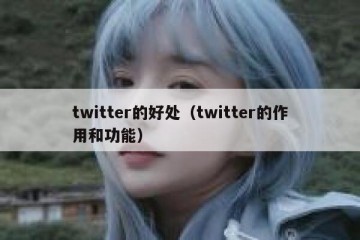 twitter的好处（twitter的作用和功能）