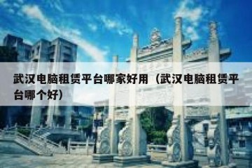 武汉电脑租赁平台哪家好用（武汉电脑租赁平台哪个好）