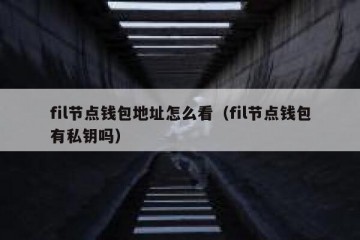 fil节点钱包地址怎么看（fil节点钱包有私钥吗）