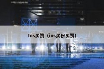 Ins买赞（ins买粉买赞）