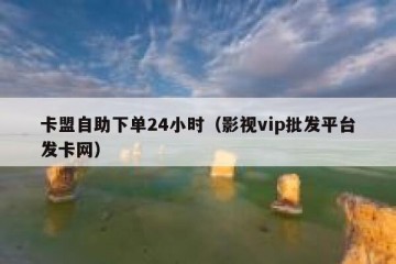 卡盟自助下单24小时（影视vip批发平台发卡网）