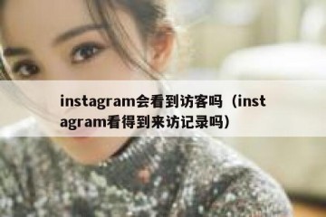 instagram会看到访客吗（instagram看得到来访记录吗）
